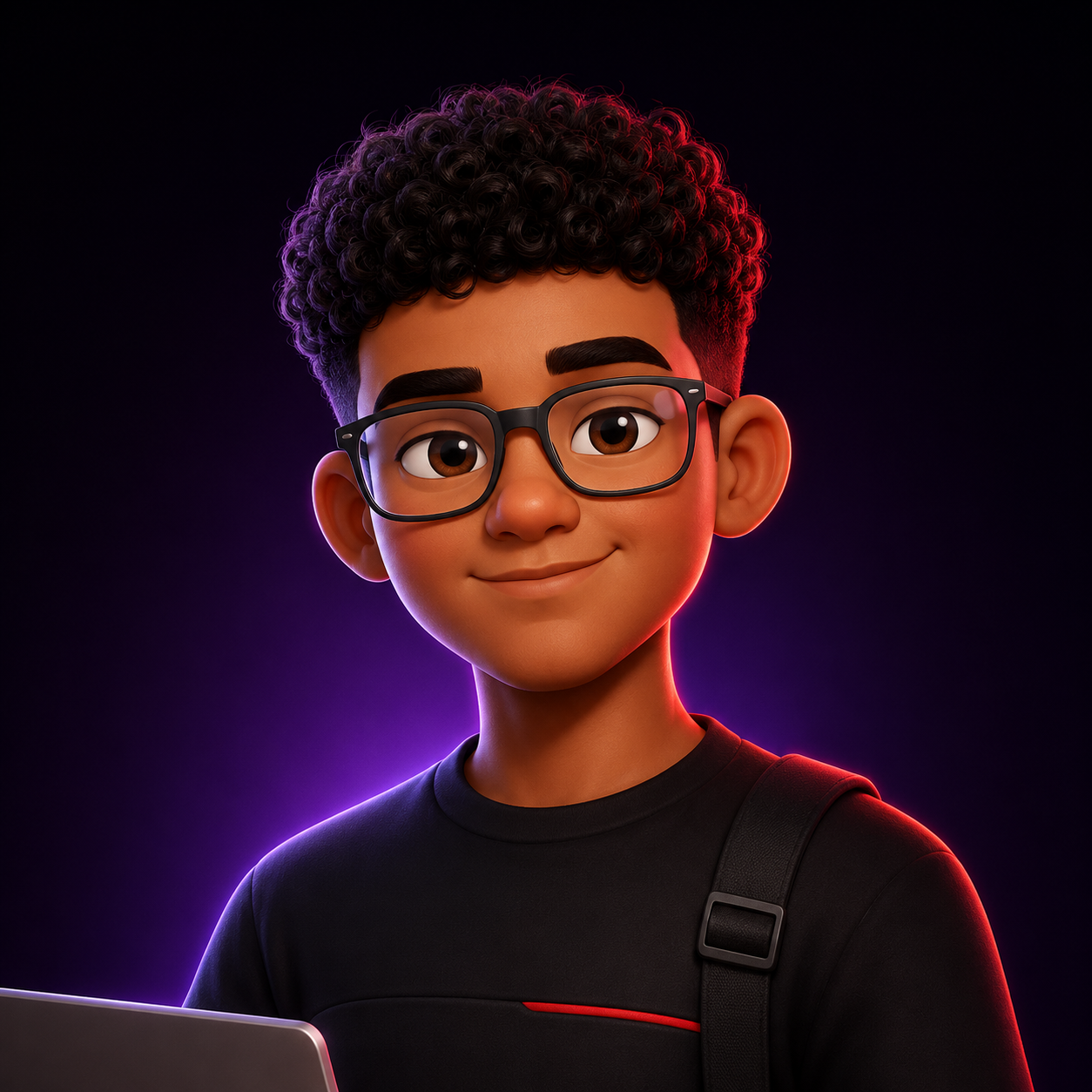 3D character of Ameen, Team Backup